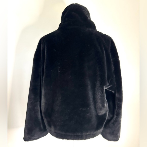 Rebecca Minkoff “Bridget” Faux Fur Jacket in Black - Picture 9 of 16